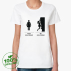 Женская футболка органик