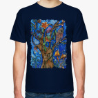 Сова в волшебном лесу