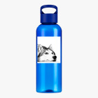 Прозрачная спортивная бутылка