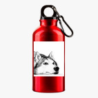 Металлическая бутылка 400 мл UV-DTF