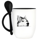 Кружка с ложкой