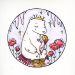 Полярный медведь и девочка