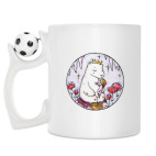 Кружка с футбольным мячиком