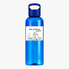 Прозрачная спортивная бутылка