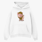 Толстовка худи оверсайз