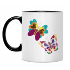 Кружка двухцветная