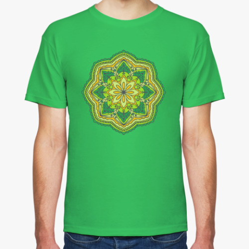Футболка с принтом Мандала