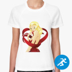 Женская спортивная футболка