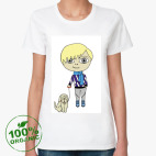 Женская футболка органик