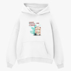 Толстовка худи оверсайз