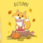 Лисенок осенью