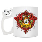 Кружка с футбольным мячиком