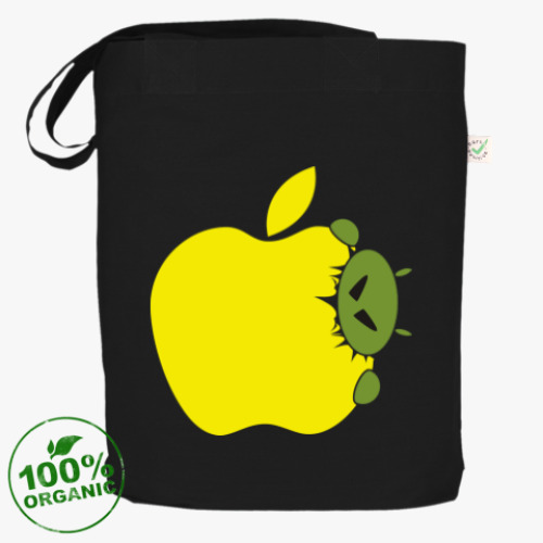 Сумка шоппер с принтом Голодный андроид