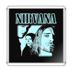 Магнит 6.5 x 6.5 см Nirvana