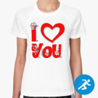 Женская спортивная футболка