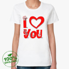 Женская футболка органик