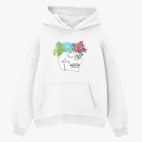 Толстовка худи оверсайз