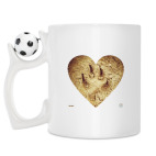 Кружка с футбольным мячиком