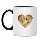 Кружка двухцветная