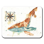 Кит с картой мира