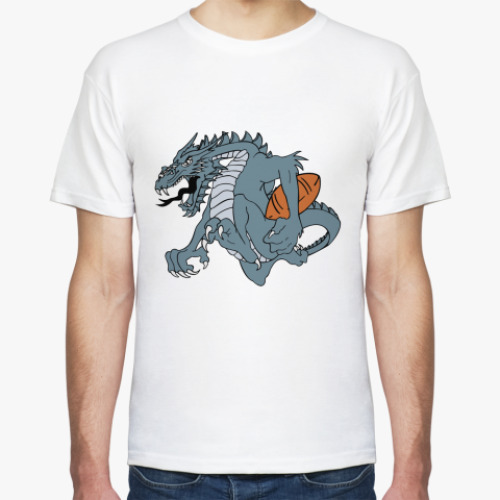 Футболка с принтом Дракон регби