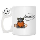 Кружка с футбольным мячиком