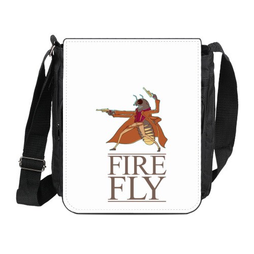 Сумка на плечо (мини-планшет) с принтом Боевой светлячок Firefly browncoat