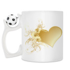 Кружка с футбольным мячиком