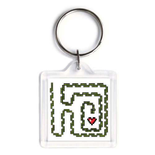 Брелок с принтом Змейка