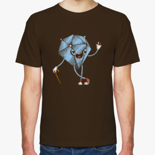 Футболка с принтом Лучшие друзья девушек, это бриллианты / Diamonds