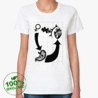 Женская футболка органик