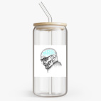 Банка с бамбуковой крышкой