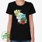 Женская футболка органик