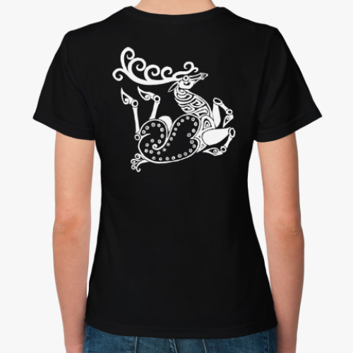 Женская футболка Скифский олень