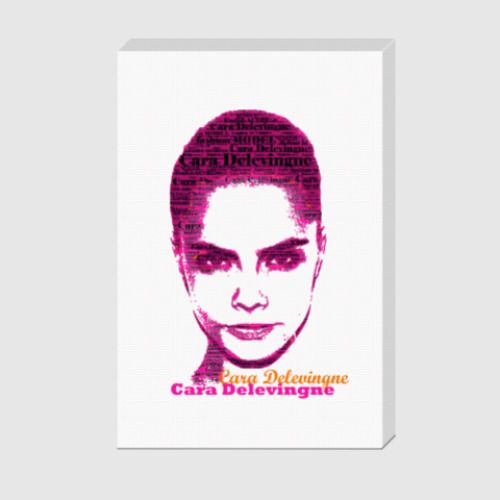 Холст Cara Delevingne/Кара Делевинь
