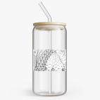 Банка с бамбуковой крышкой