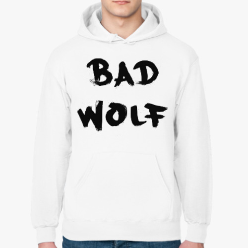 Толстовка худи с принтом Bad Wolf Доктор Кто