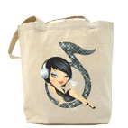 Холщовая сумка шоппер Девушка