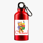 Металлическая бутылка 400 мл UV-DTF