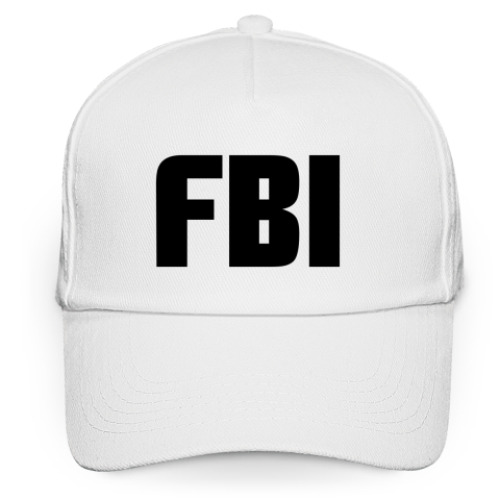 Кепка бейсболка с принтом ФБР