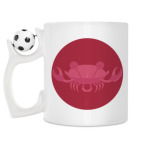 Кружка с футбольным мячиком