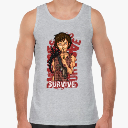 Майка с принтом Дэрил Диксон