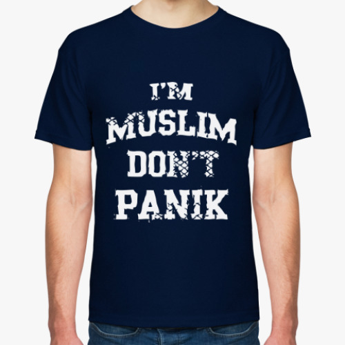 Футболка с принтом Don't Paniс