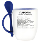 Кружка с ложкой пароли