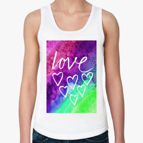 Женская майка Love
