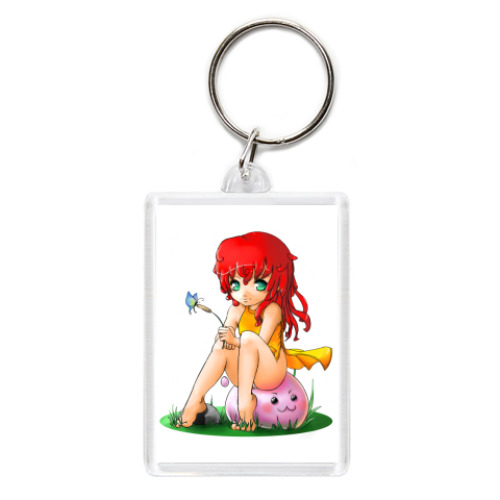 Брелок с принтом Девочка и поринг