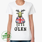 Женская футболка органик