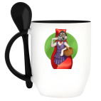 Кружка с ложкой