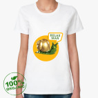 Женская футболка органик