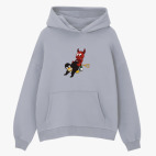 Толстовка худи оверсайз